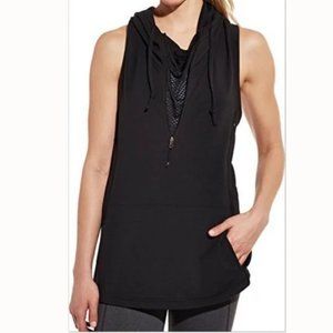 Calia by Carrie Underwood Pullover Athletic Hooded Vest Active Sleeveless Top